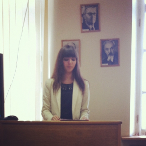 Студентка группы Р-2 Владислава Чуракова приняла участие в Международной конференции студентов-филологов (г. Санкт-Петербург)